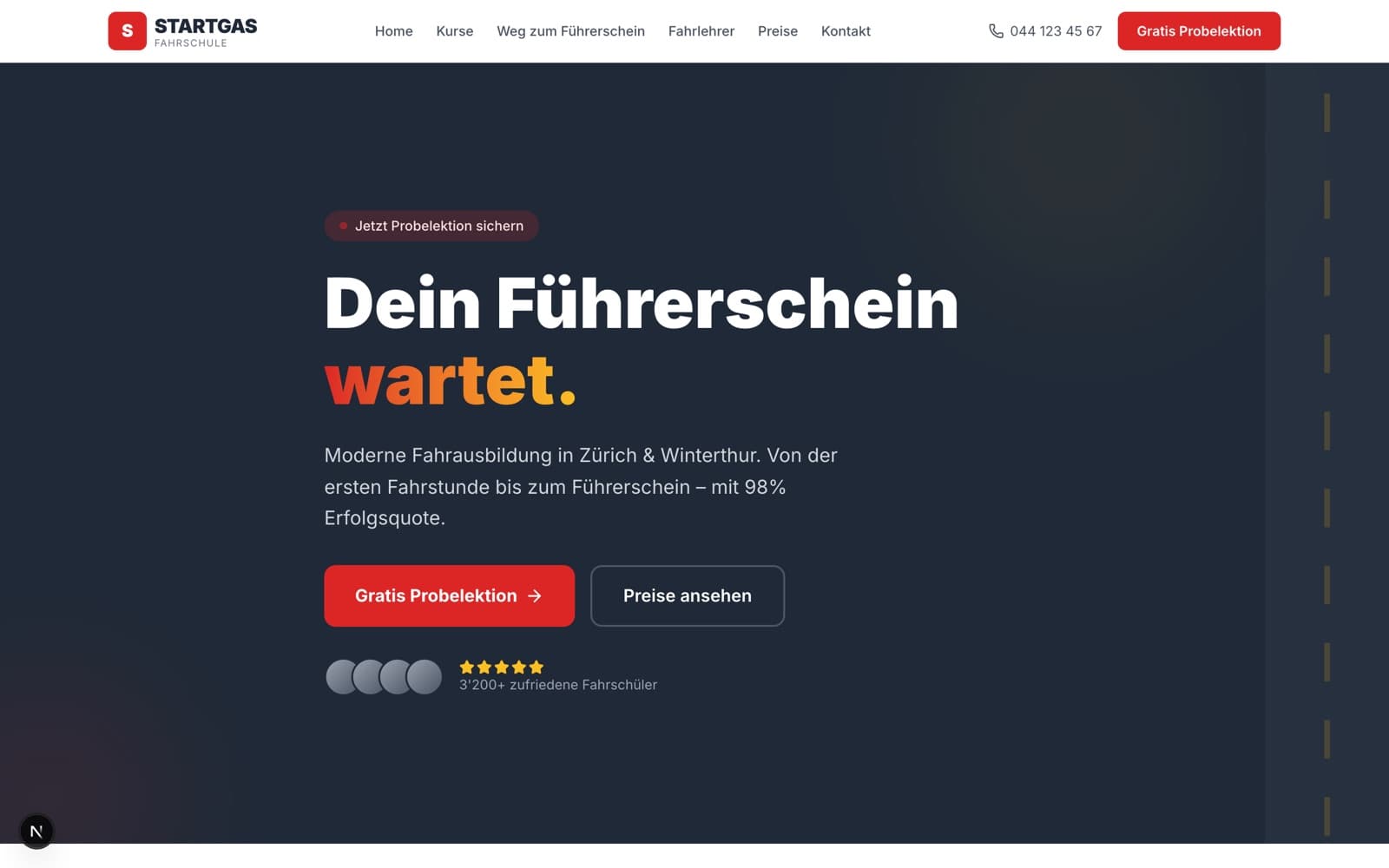 Fahrwerk website preview
