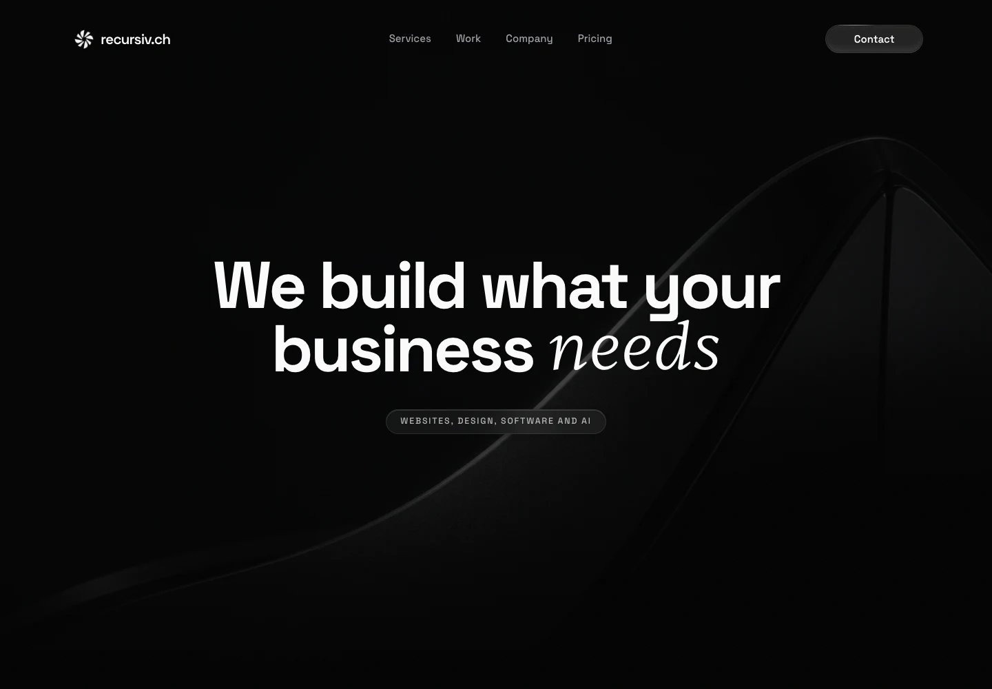 recursiv — Website preview